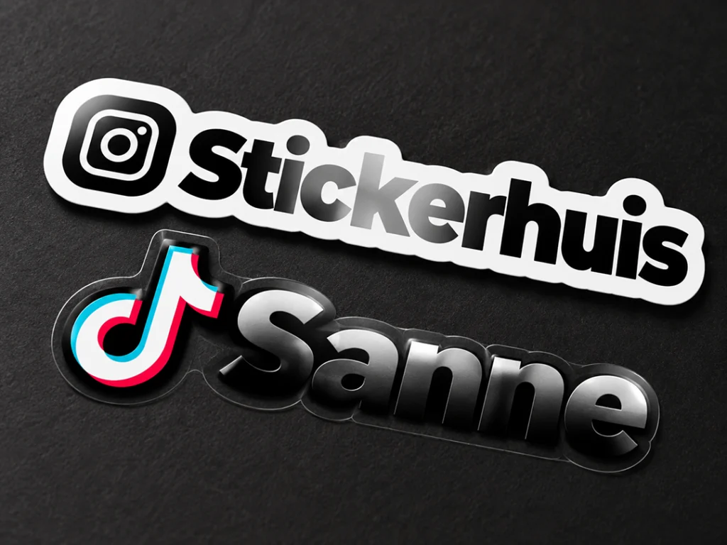 Stickers met socials