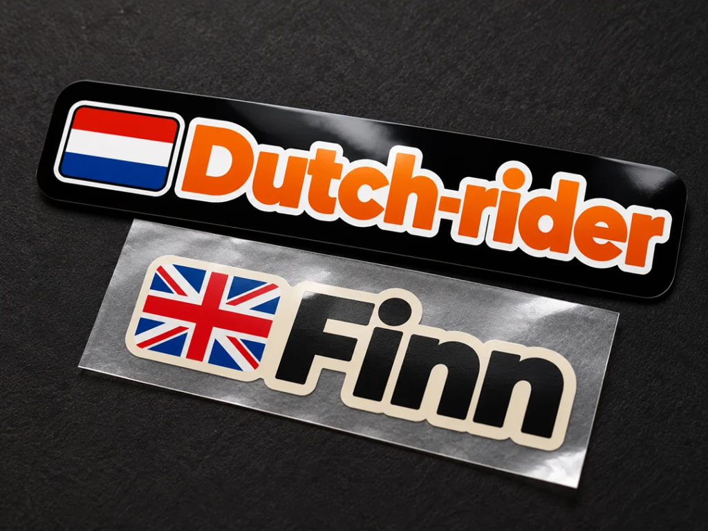 Stickers met vlaggen
